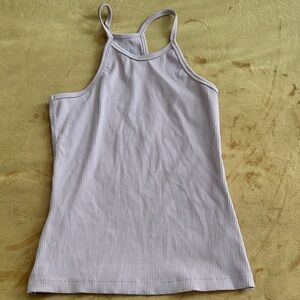 NO BULL pink ribbed tank
